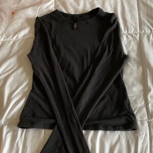 Cotton Jersey Long Sleeve Top